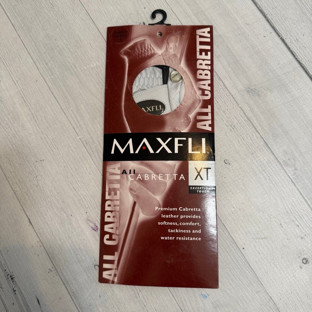 Maxfli XD‎ All Calbretta golf glove XT Ladies Left Handed regular small NEW